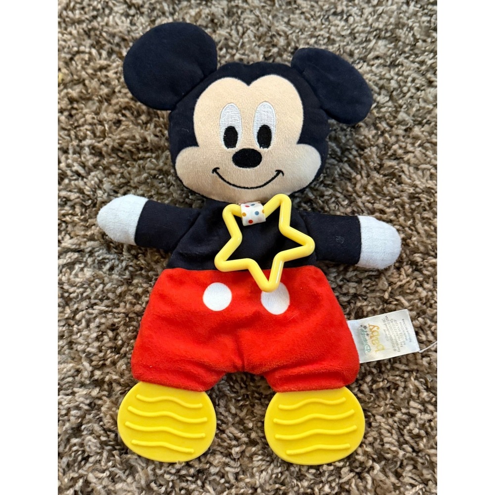 Kids Preferred-Disney Baby Plush Mickey Mouse Teether